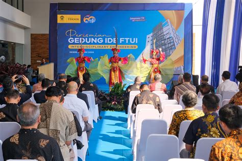 Dirjen Diktiristek Hadiri Peresmian Gedung Ide Ftui Laboratorium