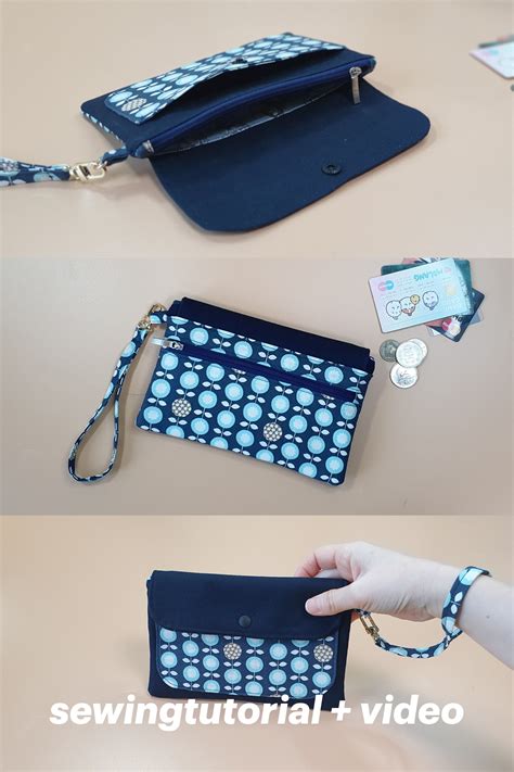 Diy Fabric Long Wallet Make A Clutch Wallet Sewing Tutorial Tendersmile