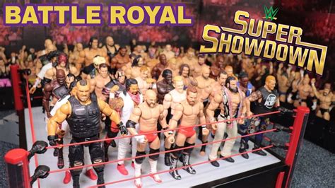 Wwe Super Showdown Battle Royal Wwe Action Figure Battle Royal Youtube