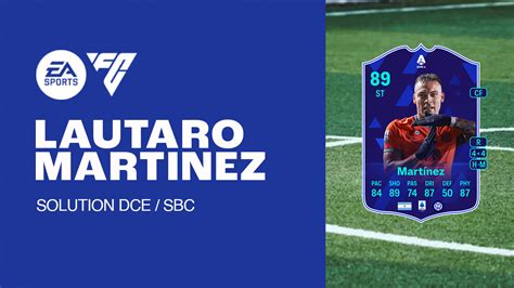 Solution Dce De Lautaro Martinez Potm Sur Fc 24 Fut With Apero