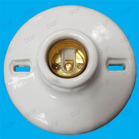 Glazed Ceramic Edison Screw E Es Lamp Holder Socket The