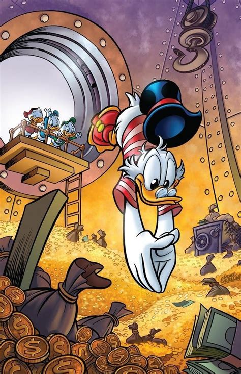 Donald Duck Cartoon Scene