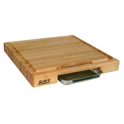 John Boos Co Maple Edge Grain Newton Prep Master Cutting Board