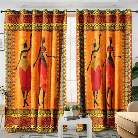 Order Traditional African Women Window Curtain From Brightroomy Now