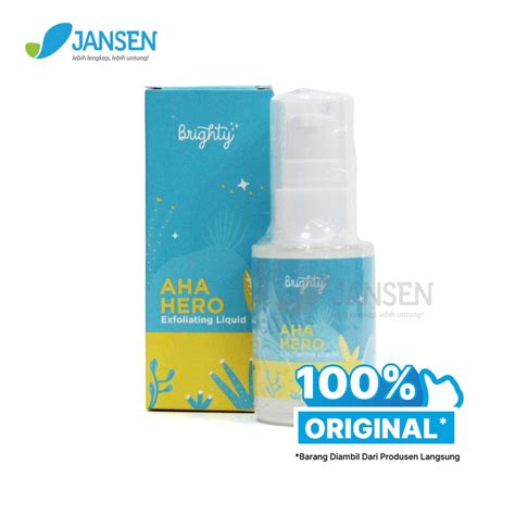 Jual Brighty Aha Hero Exfoliating Liquid Serum Pencerah Dan Pemutih