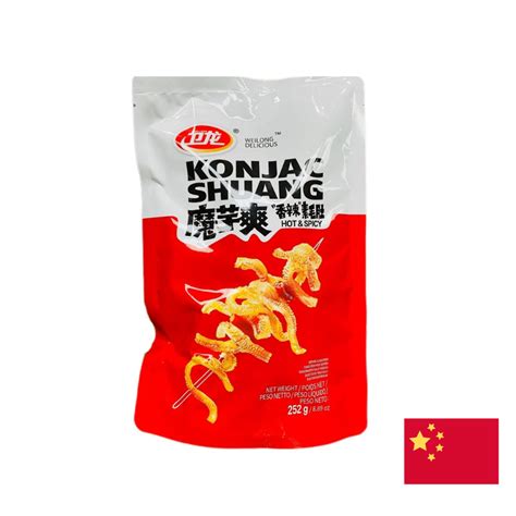 WEILONG KONJAC JELLY HOT SPICY FLAVOR SNACK 252G Kelokal