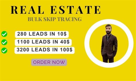 Do Comprehensive And Bulk Skip Tracing For Your Real Estate Needs By