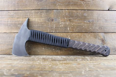 Winkler Combat Axe Maple Sculpted Corded - Ridgerunner Blades