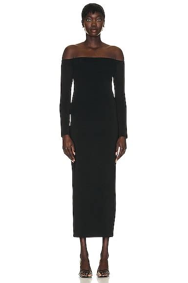 Dion Lee Composite Interlock Dress In Black FWRD