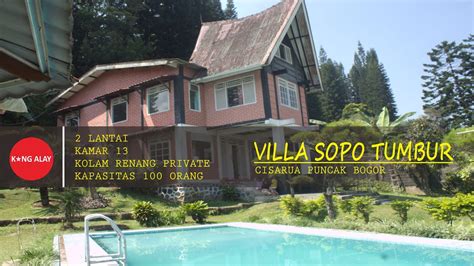 Villa Murah Sopo Tumbur Dengan Kapasitas Orang Dan Kamar Di