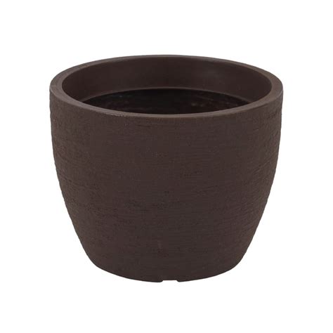 Vaso de Planta Grande em Plástico 33x42cm Café Europa Japi Leroy Merlin