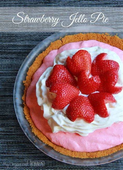 Strawberry Jello Pie