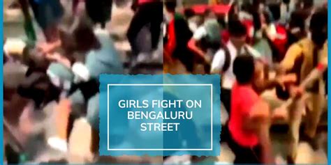 Video Of Girls Fighting Pulling Hair On Bengaluru Street Goes Viral