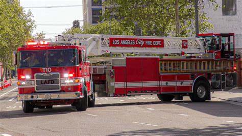 New Truck Lafd Light Force Responding Youtube