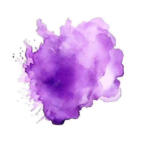 Watercolor Purple Stain, Watercolor, Stain, Brush PNG Transparent Image ...