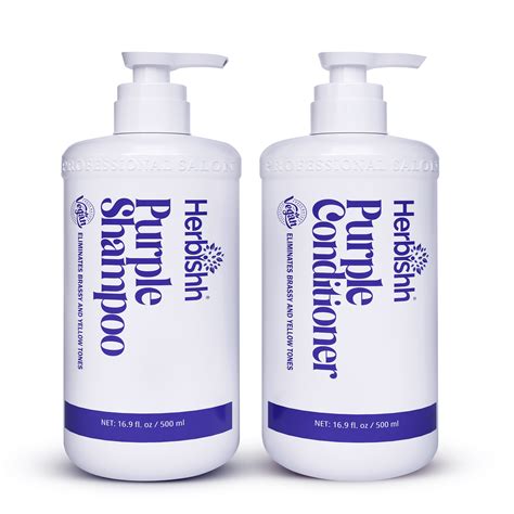 Herbishh Purple Shampoo & Conditioner Set – herbishh.com