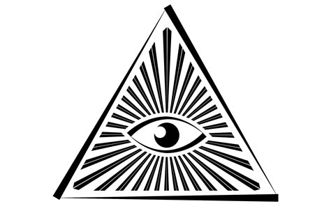 ''All Seeing Eye'' pyramid | Public domain vectors