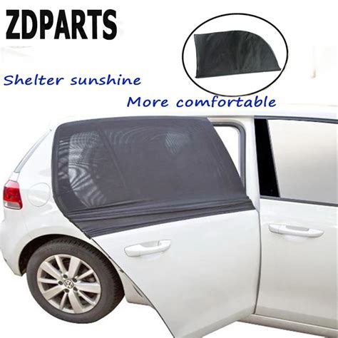 ZDPARTS 2Pc Car Window Sun Shade Visor Curtain Covers For Skoda Octavia