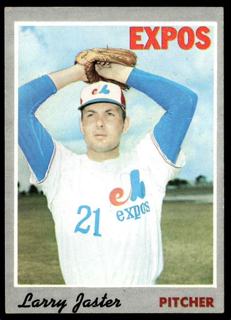 1970 Topps 124 Larry Jaster VG EX B111R1 EBay