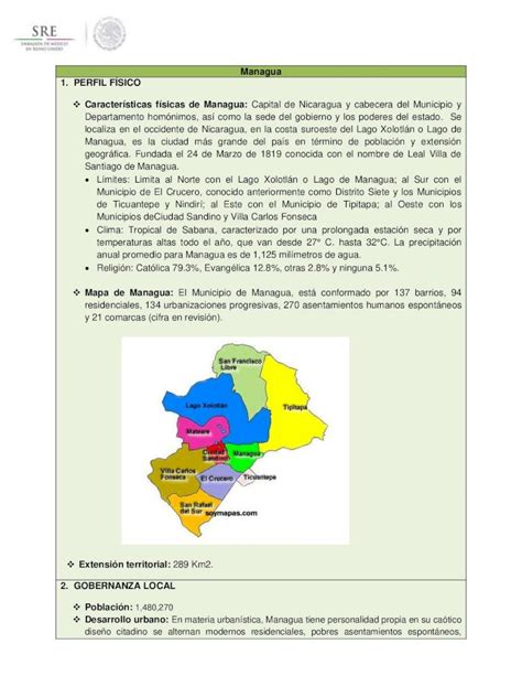 Pdf Managua Perfil F Sico Caracter Sticas F Sicas De Managua