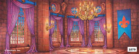 Castle Ballroom Scenic Backdrop by Kenmark Backdrops