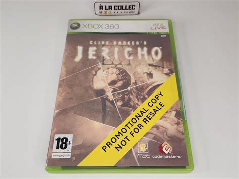 Clive Barker S Jericho Notice Promo Press Xbox 360 Game PAL