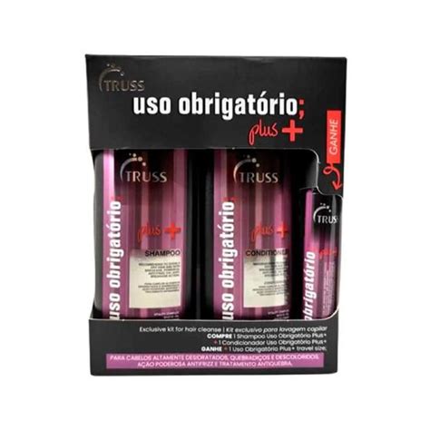 Kit Truss Uso Obrigatório Plus Shampoo 300ml e Condicionador 300ml e