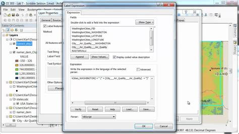 ArcGIS 10 ArcMap Labeling With Multiple Values YouTube