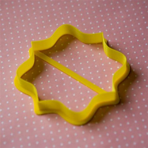 Frame Cookie Cutter Figured Frame Cookie Cutter Frame Etsy