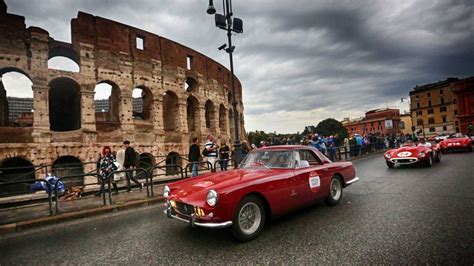 Ferrari Cavalcade Classiche Concludes In Rome