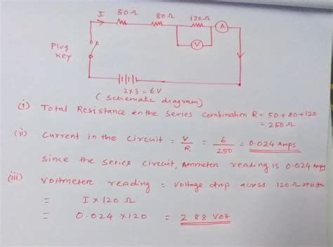 Draw A Schematic Diagram Of A Circuit Consisting Of A Battery Of Three