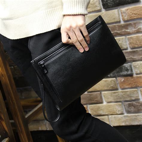 New Mens Day Clutch Bags Handbag Envelope Bag Business Men Bag