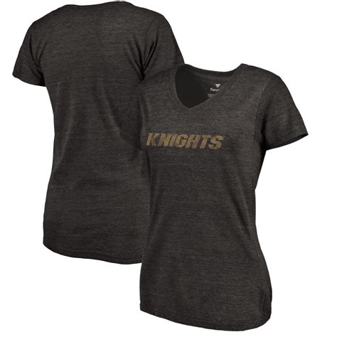 Womens Fanatics Branded Black Ucf Knights Classic Wordmark Tri Blend V