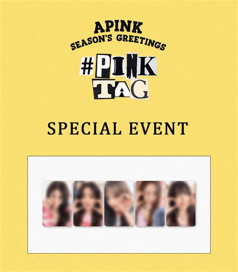 Apink Seasons Greetings Pinktag Kpop Usa Exclusive Selfie