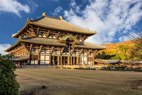 Templo De Todaiji En Nara Japón Foto de archivo Imagen de madera