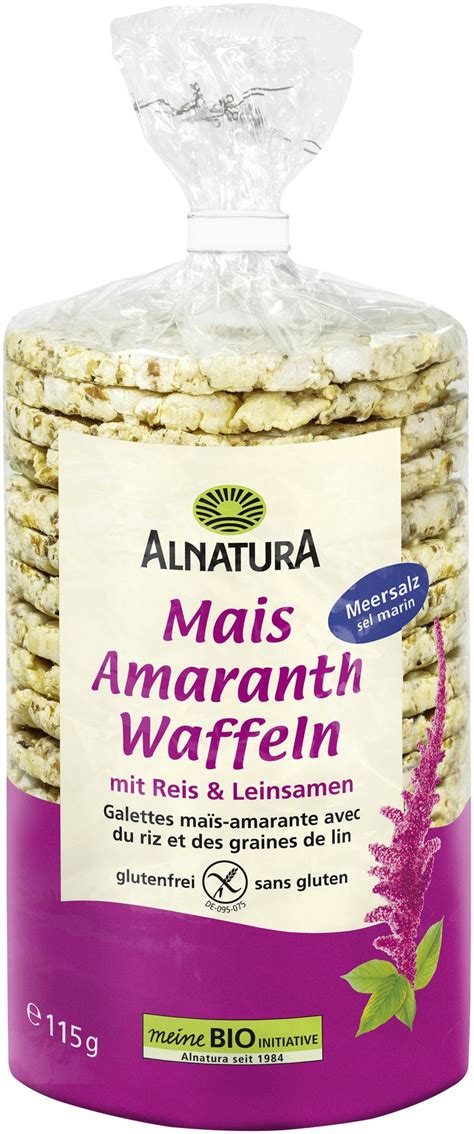 Alnatura Mais Amaranth Waffeln 115g Online Kaufen