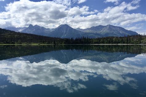 A Mirror Like Lake Clark Reflects The Scenery Lake Clark National Park