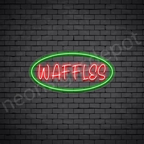 Waffles Neon Sign - Neon Signs Depot