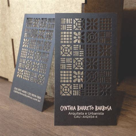 Cartão de Visita LaserCut Modelo Speciale DMF Gráfica e Brindes