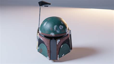 3D Boba Fett Helmet Low Poly - TurboSquid 1871107