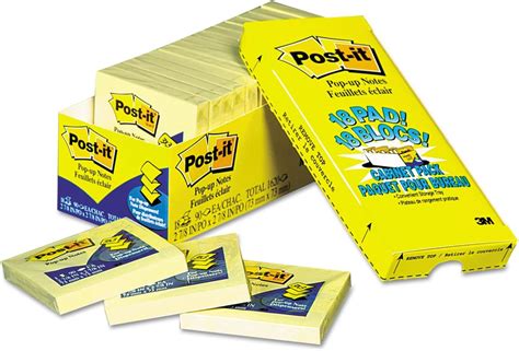 Amazon Post It Pop Up Notes Original Canary Yellow Pop Up Refill