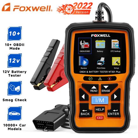 Foxwell Nt Plus Obd Scanner V Battery Tester In Automotive