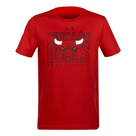 Adidas Camiseta Youth Nba Chicago Bulls Rojo Negro