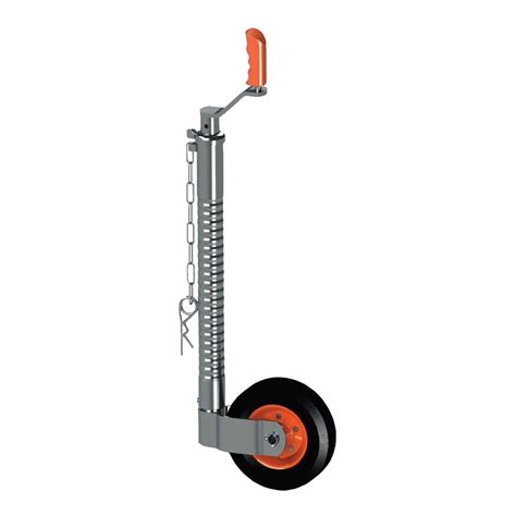 Hi Viz 48mm H D Serrated Ribbed Jockey Wheel 3500kg Ifor Williams