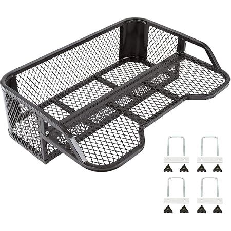 Amazon Goplus Atv Utv Rear Drop Basket Universal Cargo Basket W