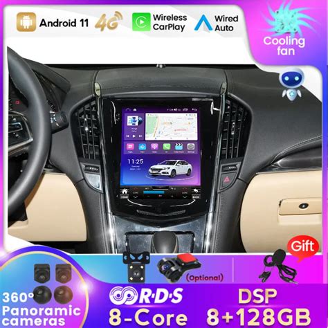 Carplay 4g Lte Android Car Radio For Tesla Screen For Cadillac Ats Atsl