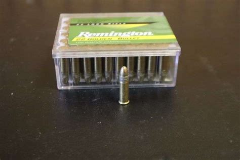 Remington 22 Golden Bullet 22 Long Rifle 100 Rimfire Cartridges Matthews Auctioneers