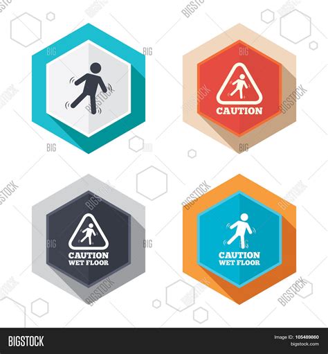 Caution Wet Floor Vector And Photo Free Trial Bigstock