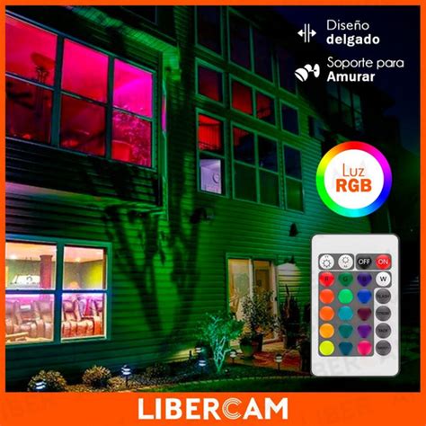 Reflector Led 100w Rgb Exterior Alta Potencia Control Ip65 LIBERCAM