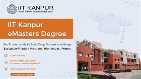 IIT Kanpur EMasters Programme Intro YouTube